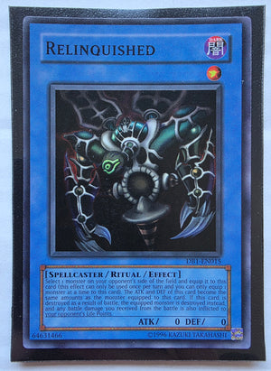 Yugioh - Relinquished *Super Rare* DB1-EN015 (LP)
