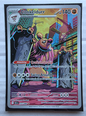 Pokemon - Conkeldurr *Illustration Rare* Black Bolt 127/086