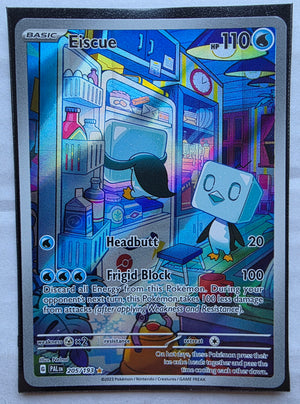Pokemon - Eiscue *Illustration Rare* Paldea Evolved 205/193 (MP)