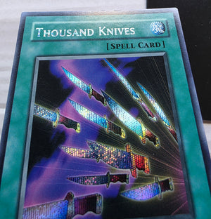 Yugioh - Thousand Knives *Prismatic Secret Rare* PCY-003 (LP)