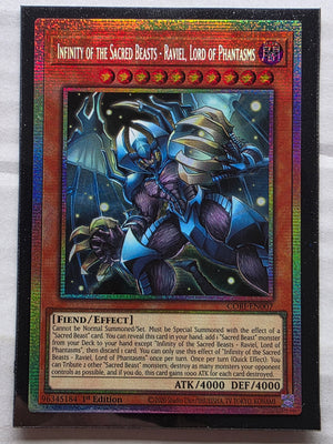Yugioh - Infinity of the Sacred Beasts - Raviel, Lord of Phantasms *Starlight Rare* CORI-EN007 (NM)