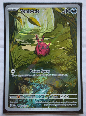 Pokemon - Venipede *Illustration Rare* Black Bolt 132/086
