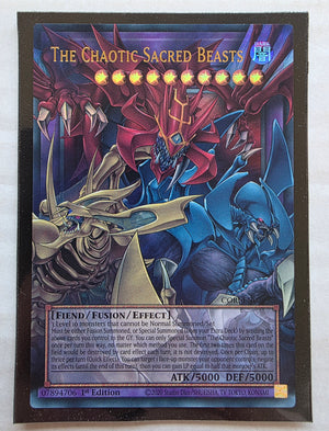 Yugioh - The Chaotic Sacred Beasts [Extended Art] *Ultra Rare* CORI-EN029 (NM)
