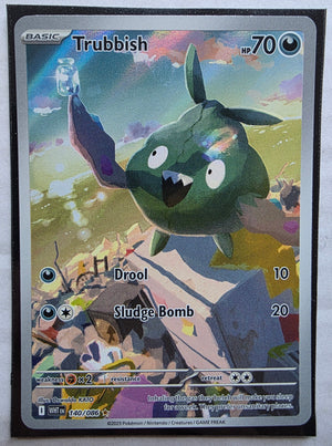 Pokemon - Trubbish *Illustration Rare* White Flare 140/086