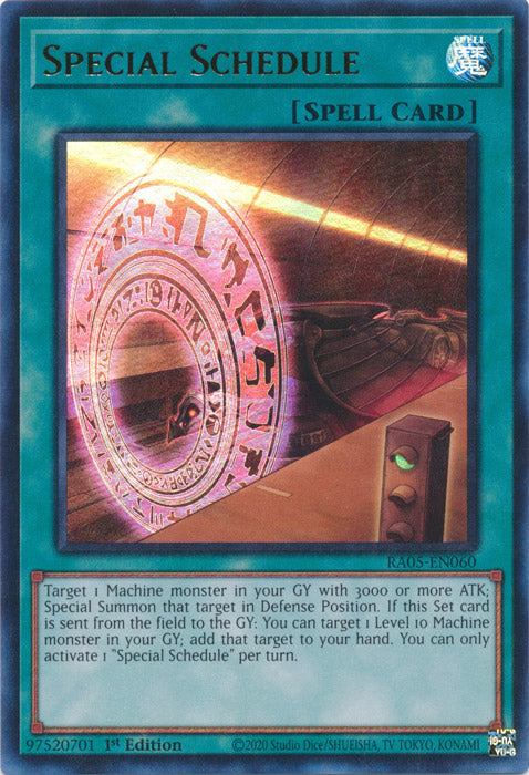 Yugioh - Special Schedule *Select Rarity* RA05-EN060 (NM)