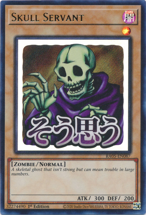 Yugioh - Skull Servant *Select Rarity* RA05-EN087 (NM)