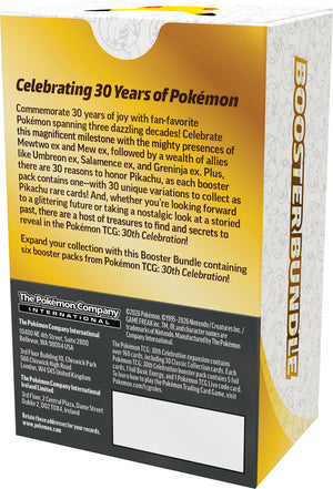 Pokémon - 30th Celebration Booster Bundle