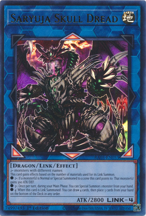 Yugioh - Saryuja Skull Dread *Select Rarity* RA05-EN053 (NM)