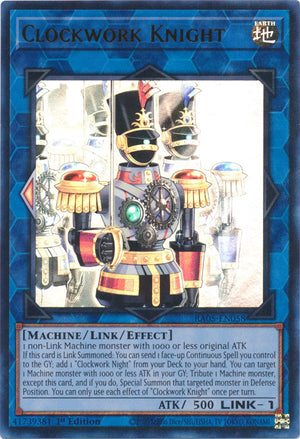Yugioh - Clockwork Knight *Select Rarity* RA05-EN058 (NM)