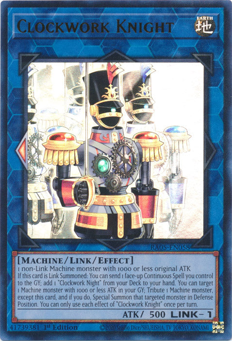 Yugioh - Clockwork Knight *Select Rarity* RA05-EN058 (NM)