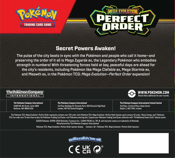 Pokemon - Perfect Order Booster Box (ME03)
