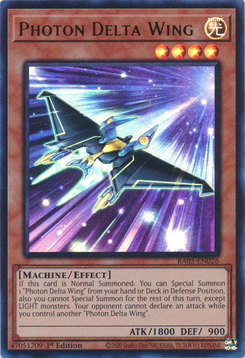 Yugioh - Photon Delta Wing *Select Rarity* RA05-EN026 (NM)