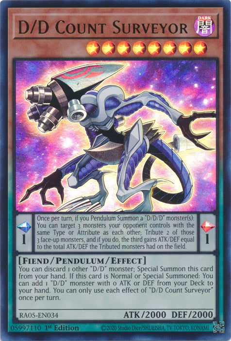 Yugioh - D/D Count Surveyor *Select Rarity* RA05-EN034 (NM)