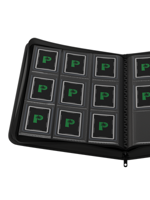 Collector's Series Top Loader Zip Binder - 9 Pocket - Black