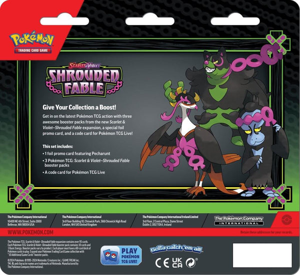 Pokemon - Shrouded Fable 3-Pack Blister (SV6.5)