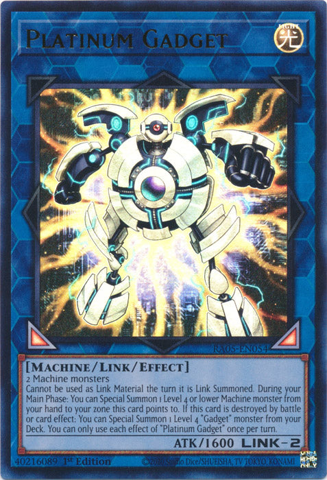 Yugioh - Platinum Gadget *Select Rarity* RA05-EN054 (NM)