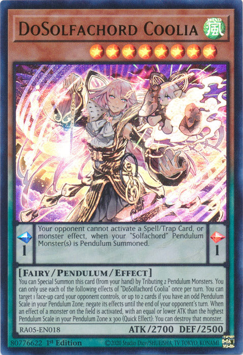 Yugioh - DoSolfachord Coolia *Select Rarity* RA05-EN018 (NM)