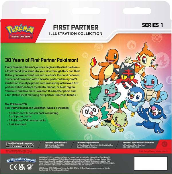 Pokémon - First Partner Illustration Collection [Series 1]