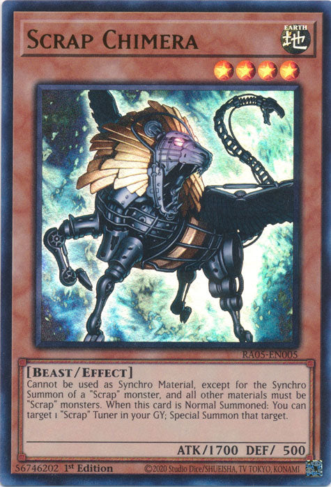 Yugioh - Scrap Chimera *Select Rarity* RA05-EN005 (NM)