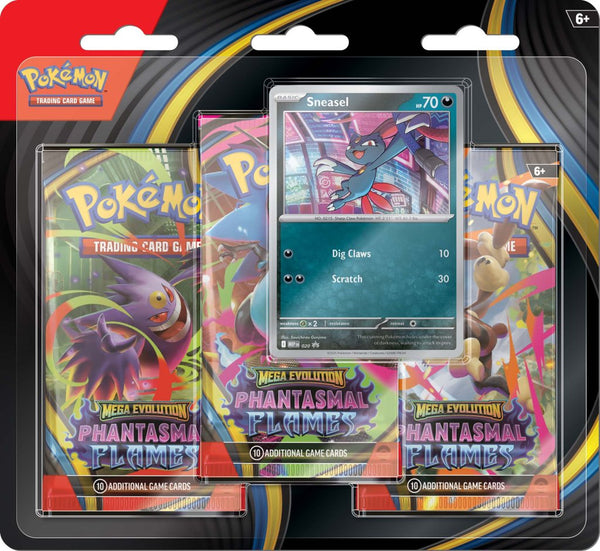 Pokémon - Phantasmal Flames Three Booster Blister (ME02)