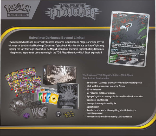 [Pre-Order] Pokémon - Pitch Black Elite Trainer Box ETB (ME05)