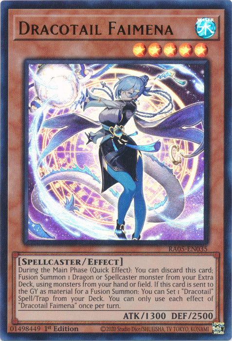 Yugioh - Dracotail Faimena *Select Rarity* RA05-EN035 (NM)