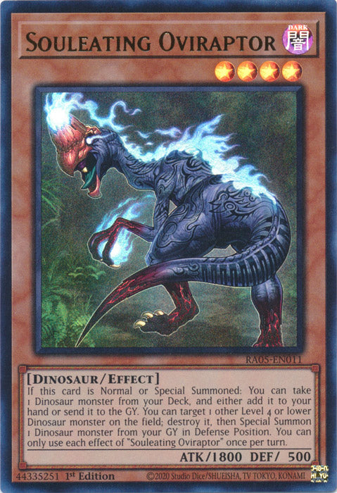 Yugioh - Souleating Oviraptor *Select Rarity* RA05-EN011 (NM)