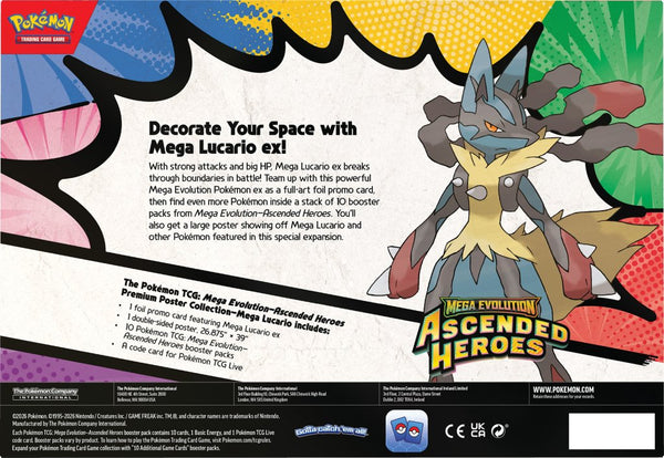 Pokemon - Ascended Heroes Premium Poster Collection (ME2.5)