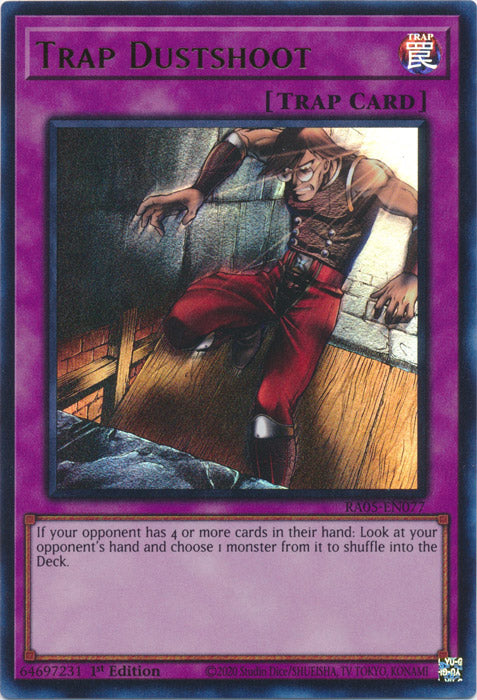 Yugioh - Trap Dustshoot *Select Rarity* RA05-EN077 (NM)