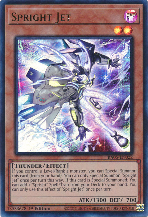 Yugioh - Spright Jet *Select Rarity* RA05-EN022 (NM)