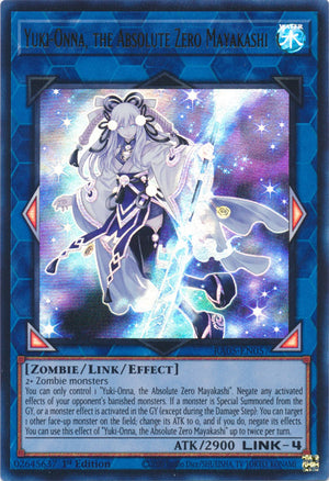 Yugioh - Yuki-Onna, the Absolute Zero Mayakashi *Select Rarity* RA05-EN057 (NM)