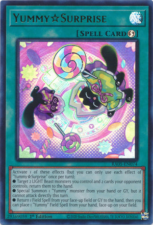 Yugioh - Yummy☆Surprise *Select Rarity* RA05-EN074 (NM)