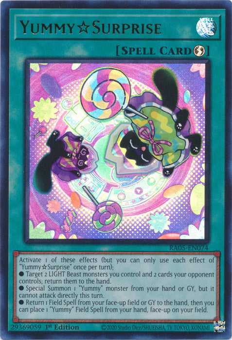 Yugioh - Yummy☆Surprise *Select Rarity* RA05-EN074 (NM)