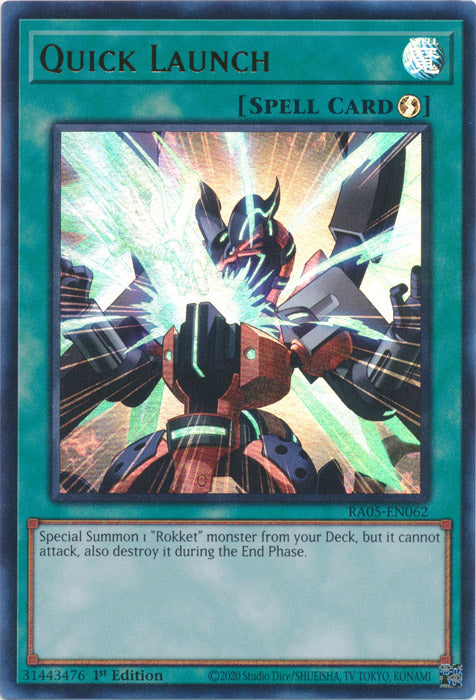 Yugioh - Quick Launch *Select Rarity* RA05-EN062 (NM)