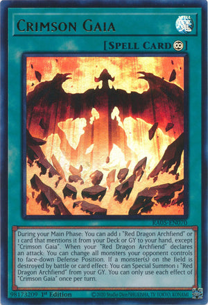 Yugioh - Crimson Gaia *Select Rarity* RA05-EN070 (NM)