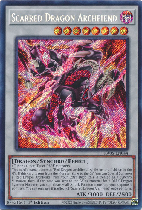 Yugioh - Scarred Dragon Archfiend *Select Rarity* RA05-EN044 (NM)