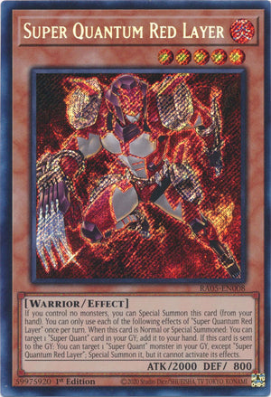 Yugioh - Super Quantum Red Layer *Select Rarity* RA05-EN008 (NM)