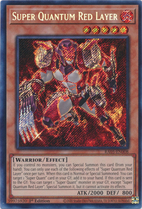 Yugioh - Super Quantum Red Layer *Select Rarity* RA05-EN008 (NM)