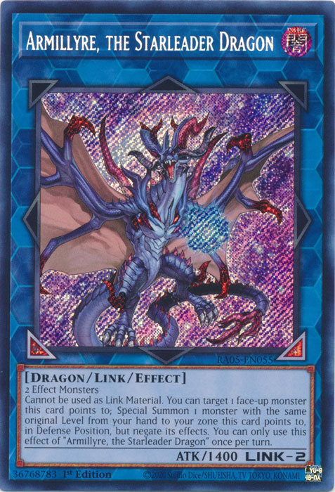 Yugioh - Armillyre, the Starleader Dragon *Select Rarity* RA05-EN055 (NM)