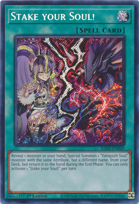 Yugioh - Stake your Soul! *Select Rarity* RA05-EN069 (NM)