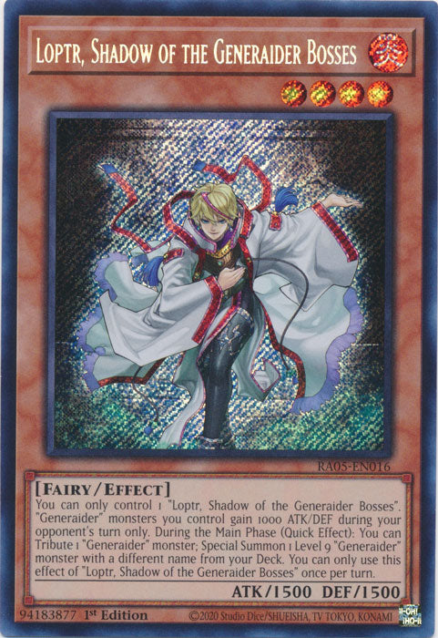 Yugioh - Loptr, Shadow of the Generaider Bosses *Select Rarity* RA05-EN016 (NM)