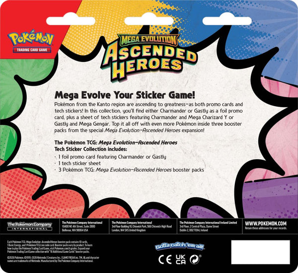 Pokemon - Ascended Heroes Tech Sticker Collection (ME2.5)