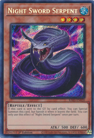 Yugioh - Night Sword Serpent *Select Rarity* RA05-EN020 (NM)