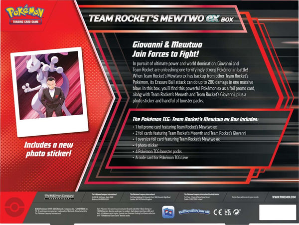 Pokemon - Team Rocket's Mewtwo ex Box