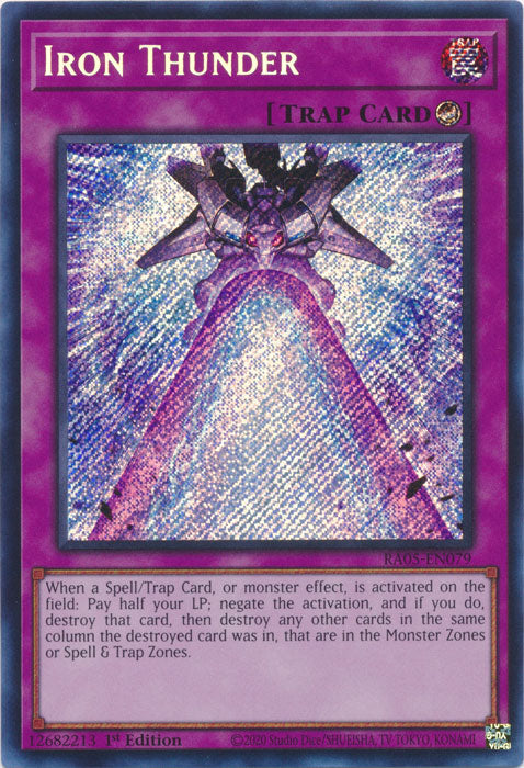 Yugioh - Iron Thunder *Select Rarity* RA05-EN079 (NM)