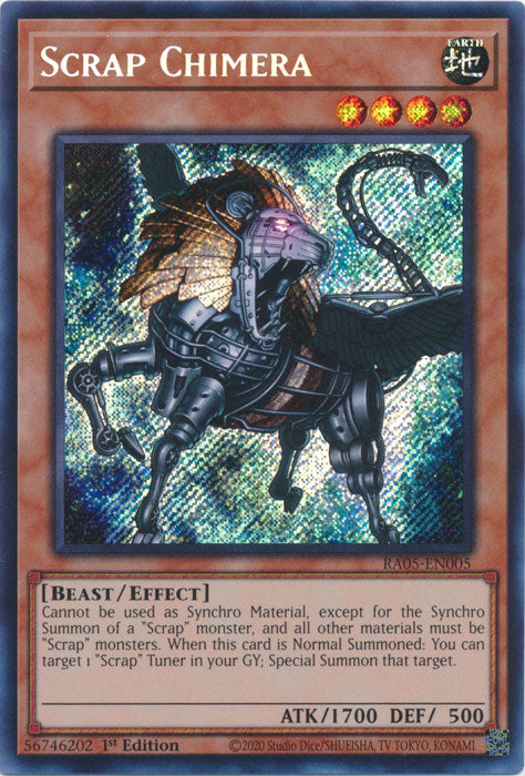 Yugioh - Scrap Chimera *Select Rarity* RA05-EN005 (NM)