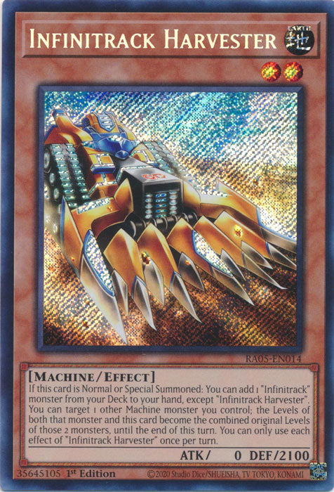 Yugioh - Infinitrack Harvester *Select Rarity* RA05-EN014 (NM)