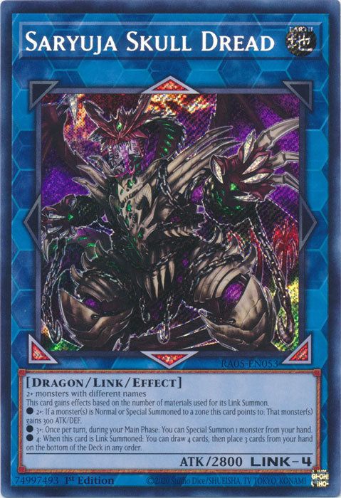 Yugioh - Saryuja Skull Dread *Select Rarity* RA05-EN053 (NM)
