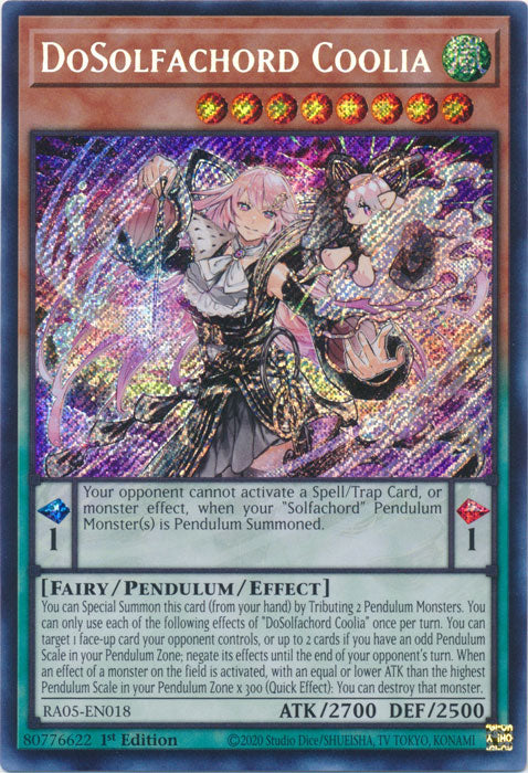 Yugioh - DoSolfachord Coolia *Select Rarity* RA05-EN018 (NM)