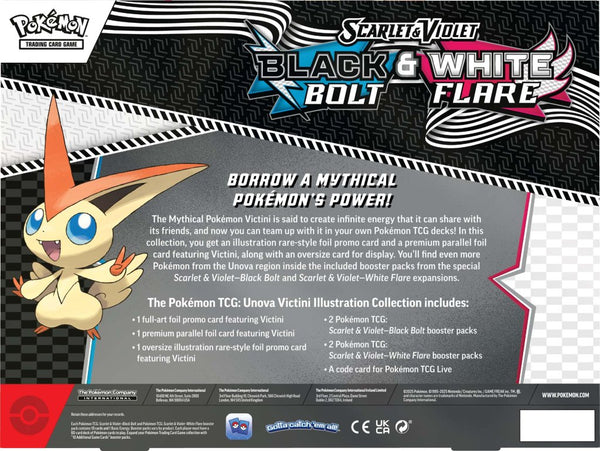Pokemon - Unova Victini Illustration Collection Black Bolt & White Flare (SV10.5)